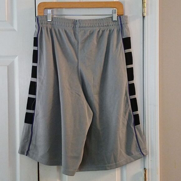 Premium Power Wash gray purple black athletic shorts Sz XXL NWT - Picture 5 of 6